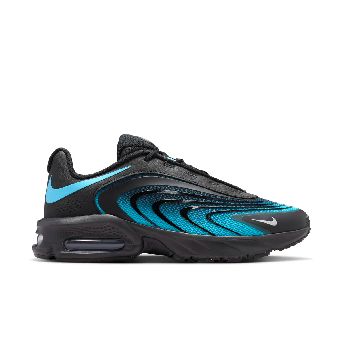 Nike Air Max Fire IR0819-014 – Nero Black Gamma Blue Metallic Silver, Sneakers Running Uomo in Mesh Traspirante con Ammortizzazione Air, Scarpe Sportive