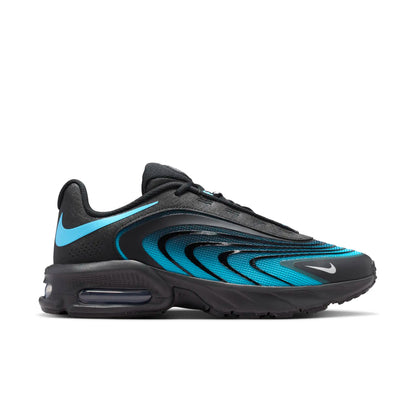 Nike Air Max Fire IR0819-014 – Nero Black Gamma Blue Metallic Silver, Sneakers Running Uomo in Mesh Traspirante con Ammortizzazione Air, Scarpe Sportive