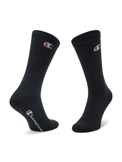 CHAMPION 3PK CREW SOCKS NBK/NBK/NBK-NS U24558-KK001