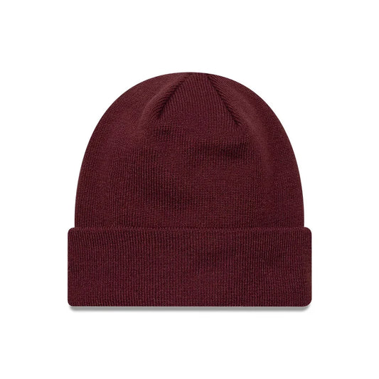 New Era League Essential Beanie Berretto Invernale Unisex in Acrilico Bordeaux Taglia Unica 60915759