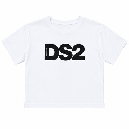 DS2 T-SHIRT CROP LOGO SS26K507