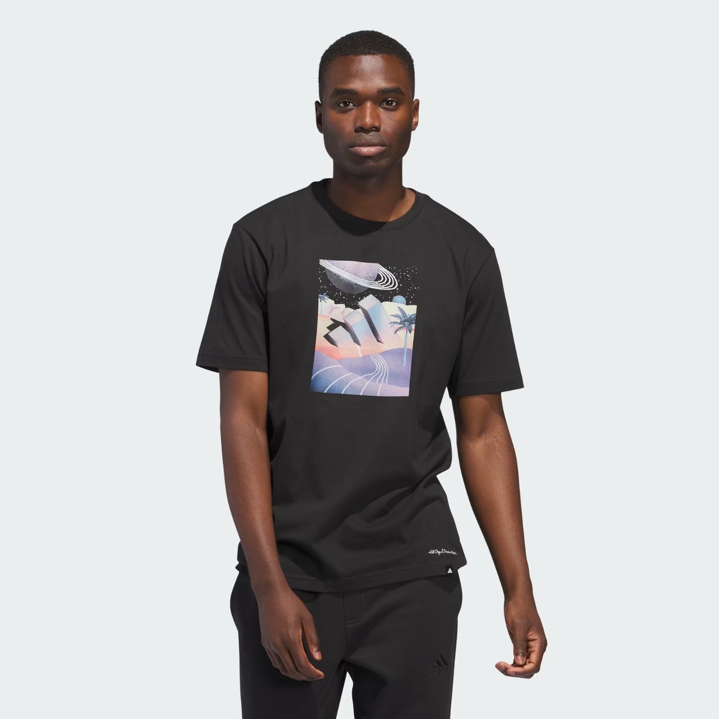 ADIDAS M ALL DAY I TEE BLACK JI9417