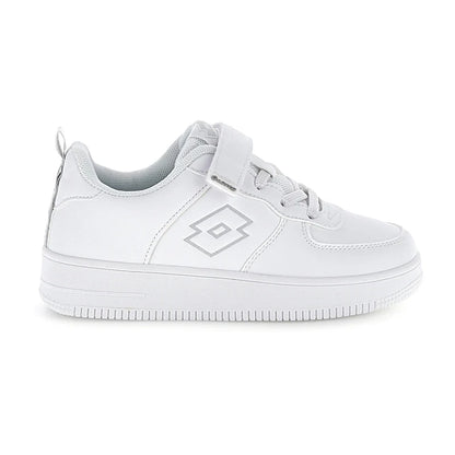 Lotto Cavaliers AMF CL S – Sneaker Bambino in Ecopelle | Bianco