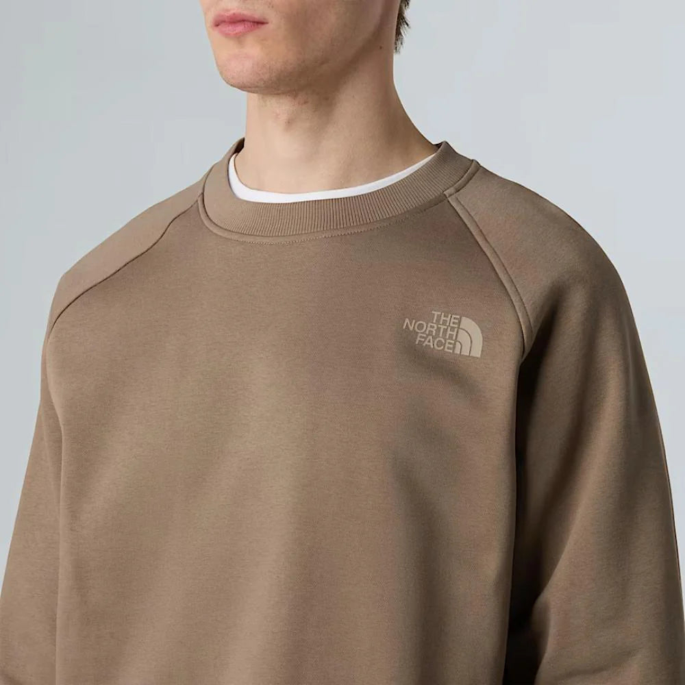 THE NORTH FACE M RAGLAN BOX NSE REGULAR CREW MOCHA BROWN/MUSHROOM GR NF0A89FAE1Q1