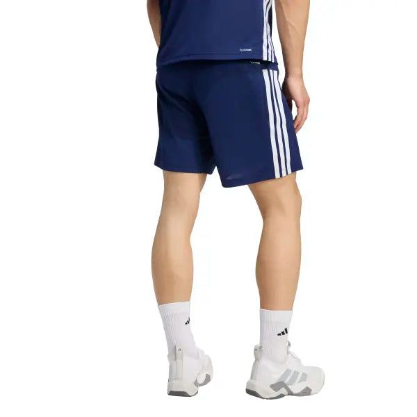 adidas Adicolor Poly KD0694 – Dark Blue | Shorts uomo in poliestere, pantaloncini blu scuro per outfit sportivi casual per il tempo libero ogni giorno