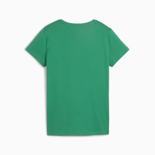 PUMA ESS+ SCRIPT TEE ARCHIVE GREEN 679315-86