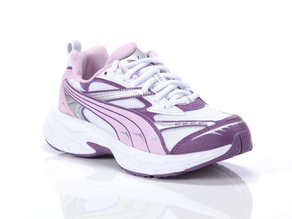 PUMA MORPHIC TECHIE JR WHITE-GRAPE MIST-CRUSHED BERRY 396621-04