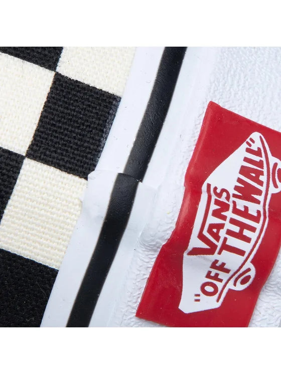 VANS Classic Slip-On Blk&WhtChckerboard/Wht VN000EYEBWW1