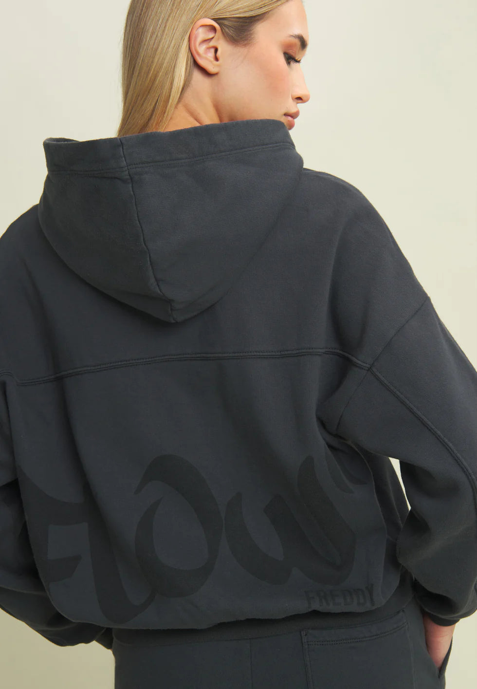 FREDDY FELPA CAPPUCCIO ZIP F25WUFS3-G104