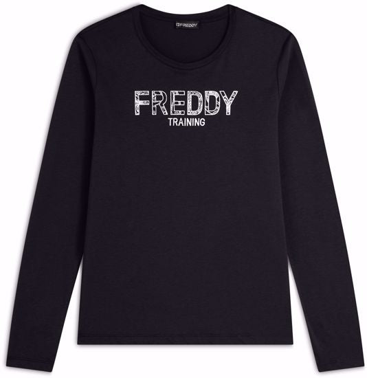 FREDDY T-SHIRT MANICA LUNGA F4WTRT4-N