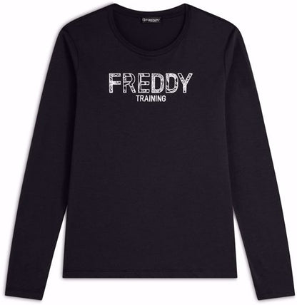 FREDDY T-SHIRT MANICA LUNGA F4WTRT4-N