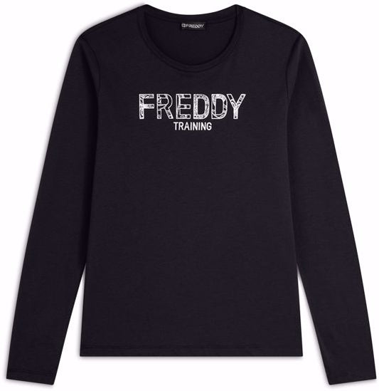 FREDDY T-SHIRT MANICA LUNGA F4WTRT4-N