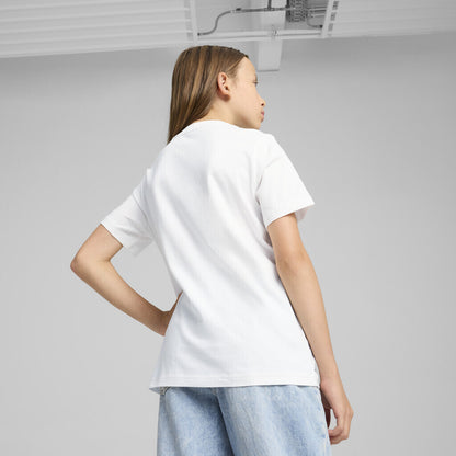 PUMA ESS SCRIPT TEE G WHITE 685805-02