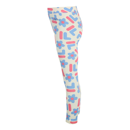FILA LANDAU AOP LEGGINGS ANTIQUE WHITE F FLOWER AOP FAK0316-13296