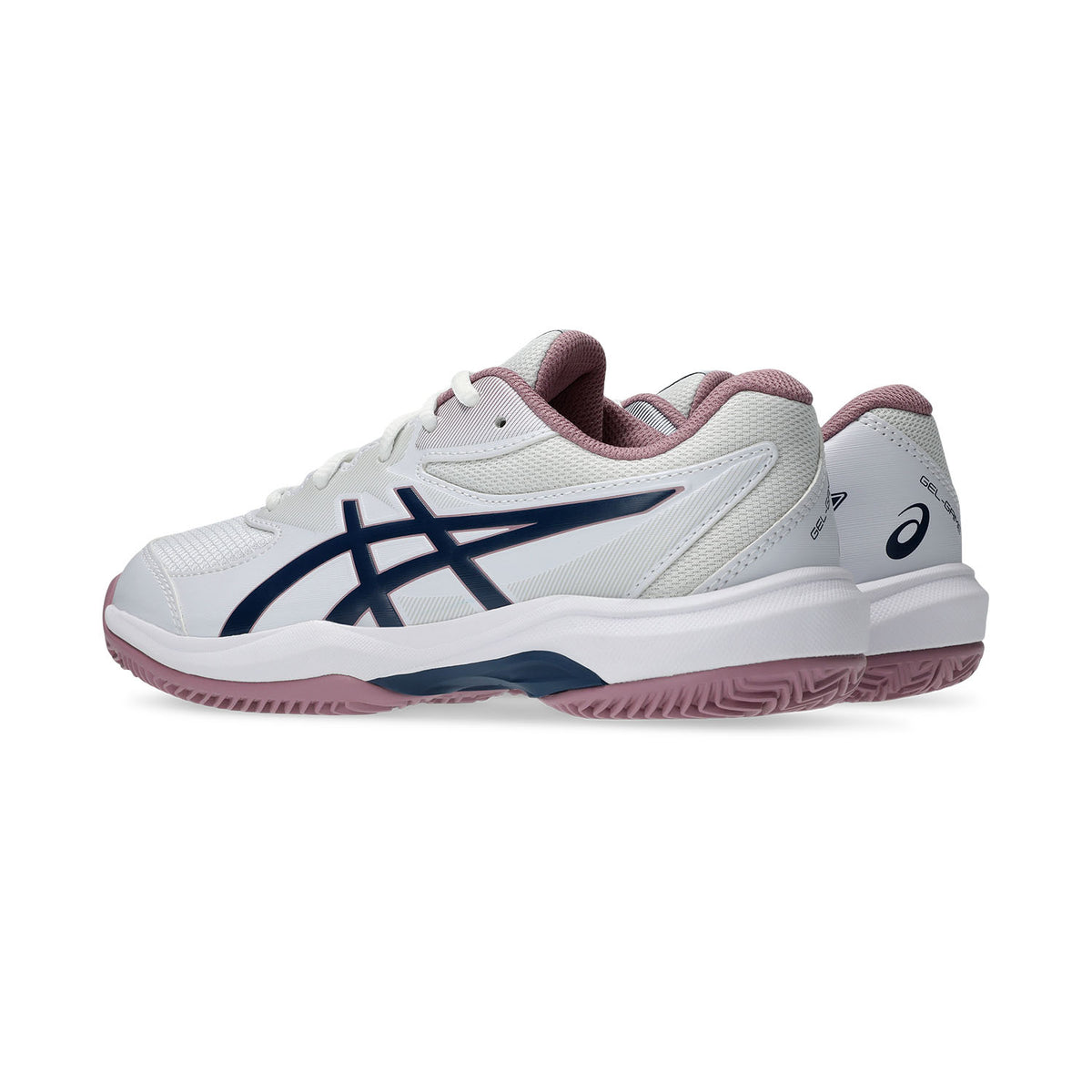 Asics Scarpe da Tennis Bambino Asics Gel-game GS Clay/oc (1044A082-104) – White/Independence Blue 1044A082-104 – foto 3