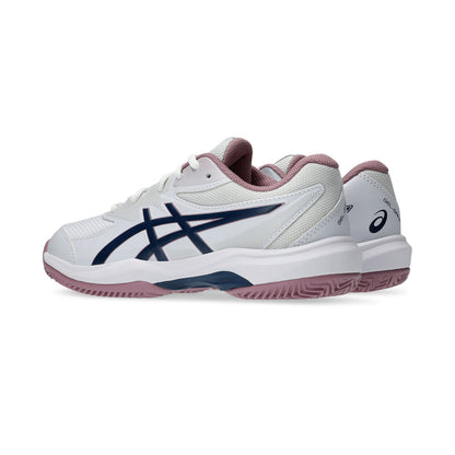 Asics Scarpe da Tennis Bambino Asics Gel-game GS Clay/oc (1044A082-104) – White/Independence Blue 1044A082-104 – foto 3