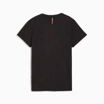 PUMA RUN FAVROITES FOREVER FASTER GRAPHIC TEE MIDNIGHT PLUM 526144-44