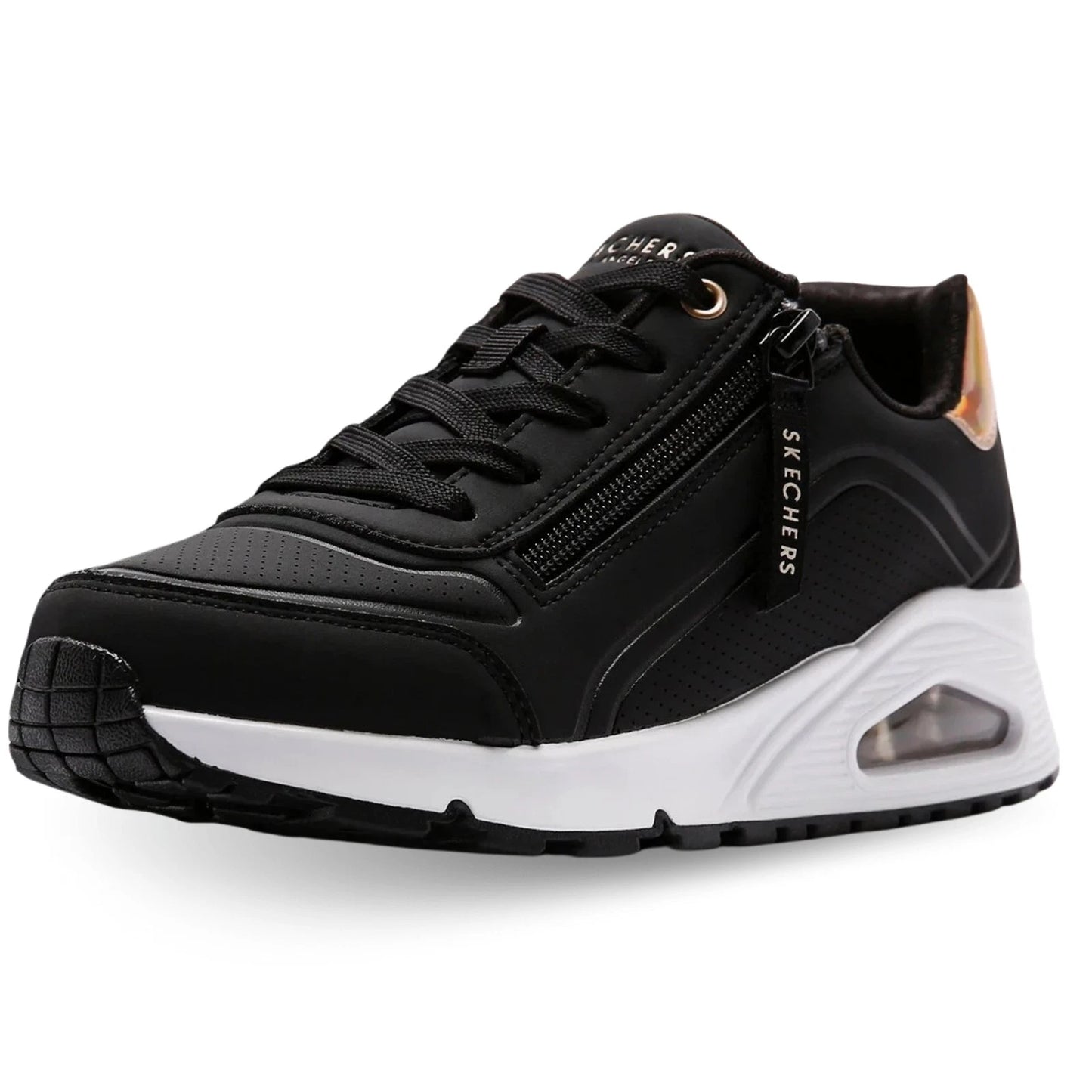 Skechers Uno Gen1 Zip and S Sneakers Bambina Nere