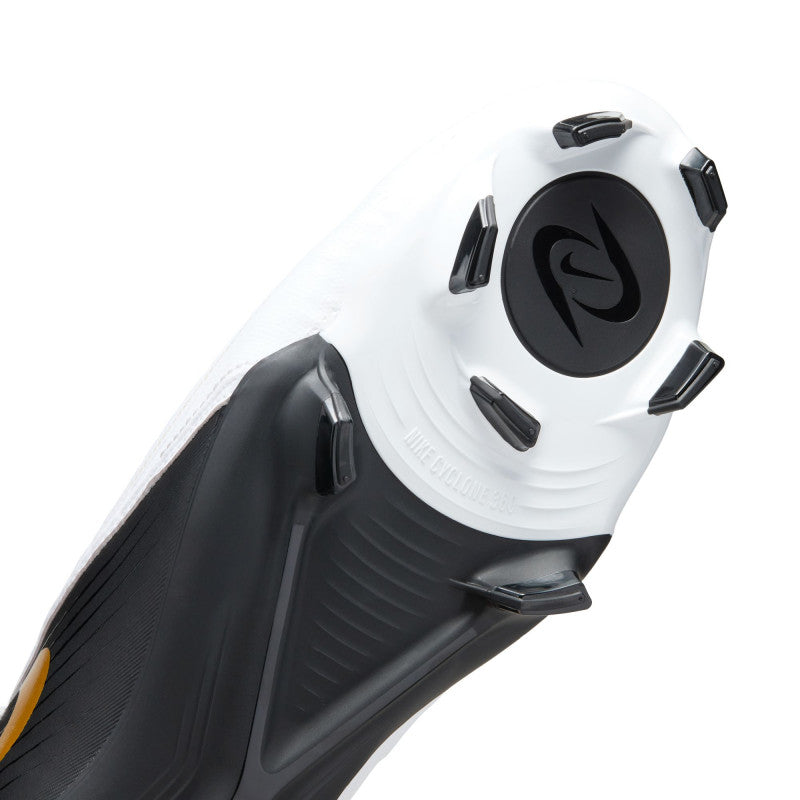 NIKE NIK PHANTOM GX II ACADEMY FG/MG WHITE/BLACK-MTLC GOLD COIN FD6723-100