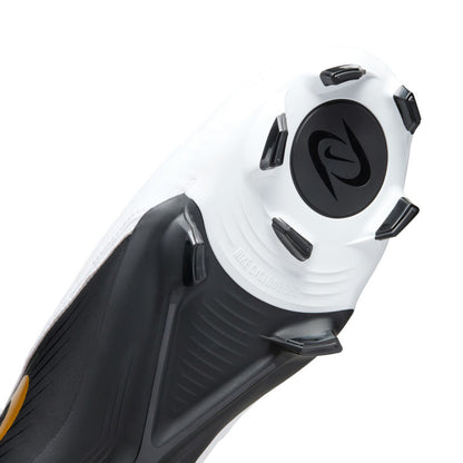 NIKE NIK PHANTOM GX II ACADEMY FG/MG WHITE/BLACK-MTLC GOLD COIN FD6723-100