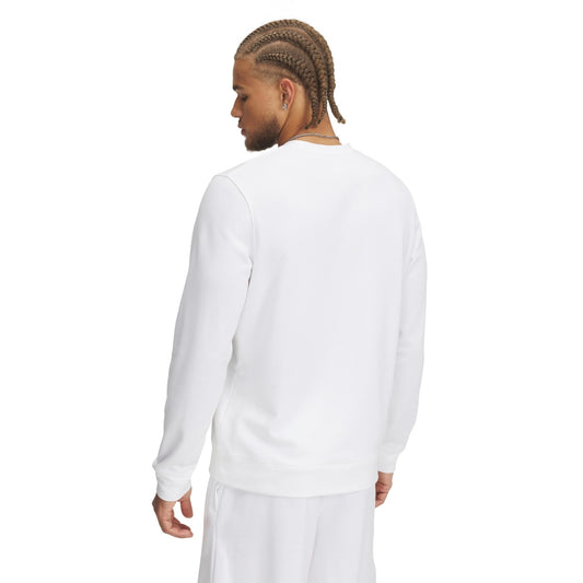 UNDER ARMOUR RIVAL TERRY LOGO CREW Q2 1390140-100