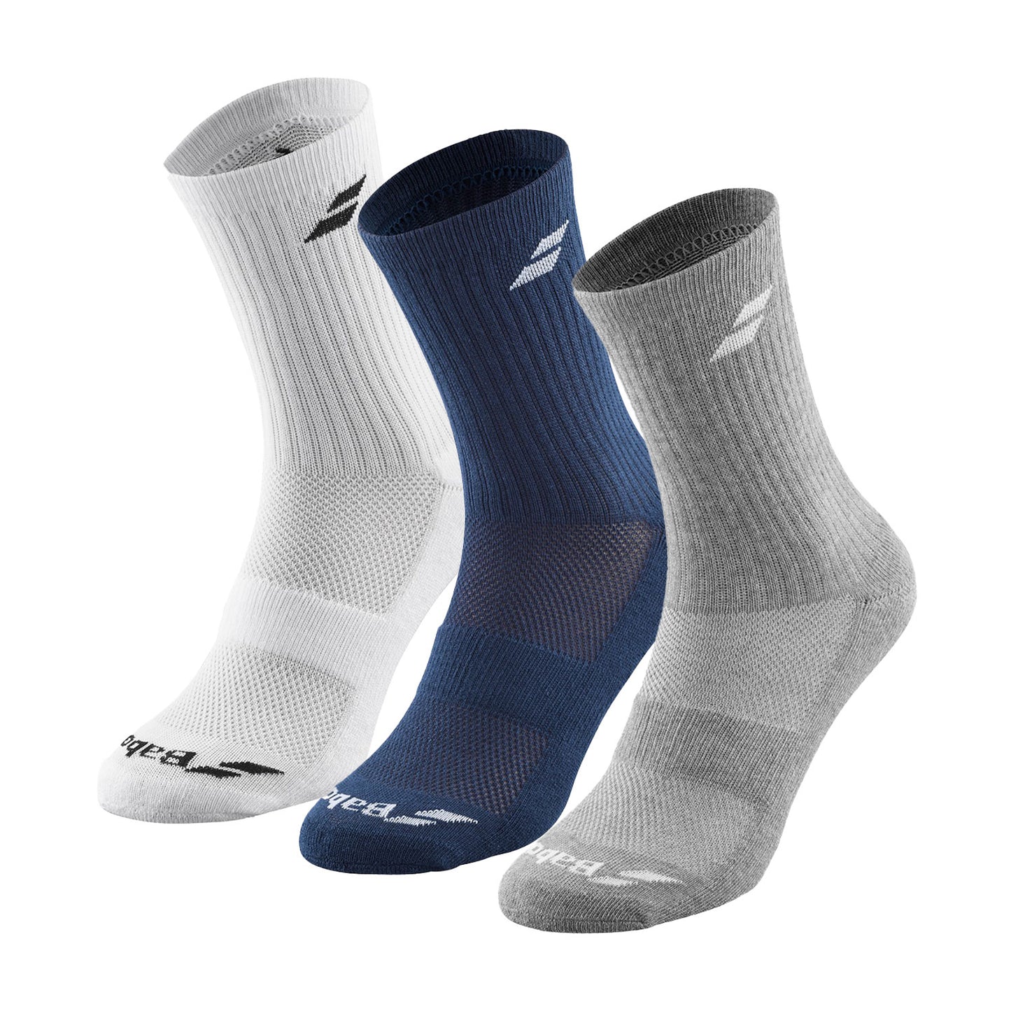 Babolat 3 Pairs Pack Junior Calze Tennis Assortite