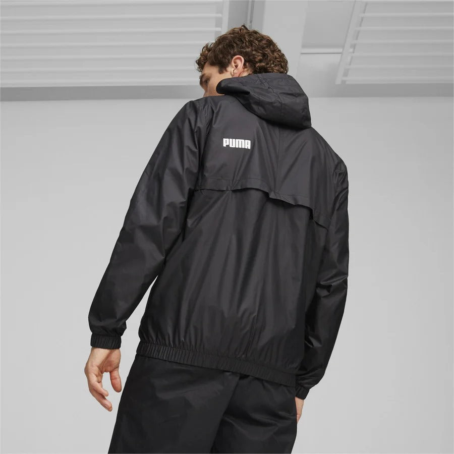 PUMA ESS SOLID WINDBREAKER BLACK-ALL BLACK 847484-52