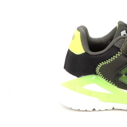 Lotto Run 50 AMF INF S – Scarpe running bimbo verde in mesh – 224121-EX8
