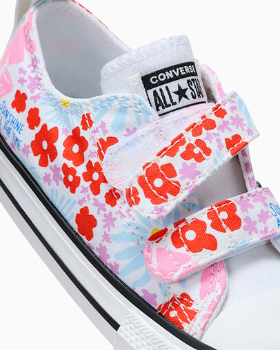 CONVERSE CTAS 2V OX WHITE/TRUE SKY/OOPS PINK A06340C