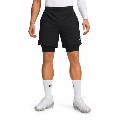 Under Armour UA Vanish Woven Short 2.0 2N1 6013950-001 – Pantaloncini uomo neri 2 in 1, shorts sportivi per allenamento, palestra e tempo libero sport