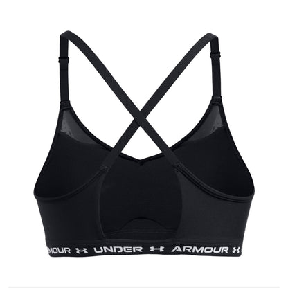 UNDER ARMOUR CROSSBACK LOW BRA BLACK 1386424-001
