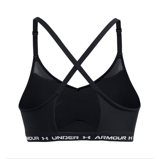 UNDER ARMOUR CROSSBACK LOW BRA BLACK 1386424-001