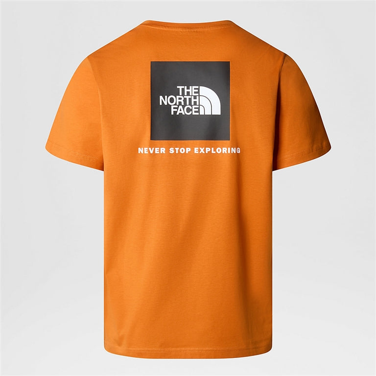 THE NORTH FACE M S/S REDBOX TEE DESERT RUST NF0A87NPPCO1
