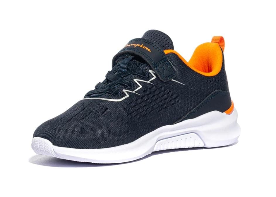 CHAMPION NIMBLE B PS LOW CUT SHOE NNY/ORANGE/SILVER S32746-BS504