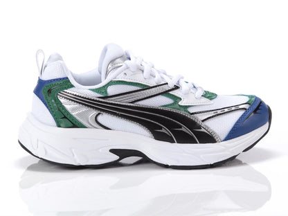 PUMA MORPHIC TECHIE JR WHITE-BLACK-VINE 396621-01