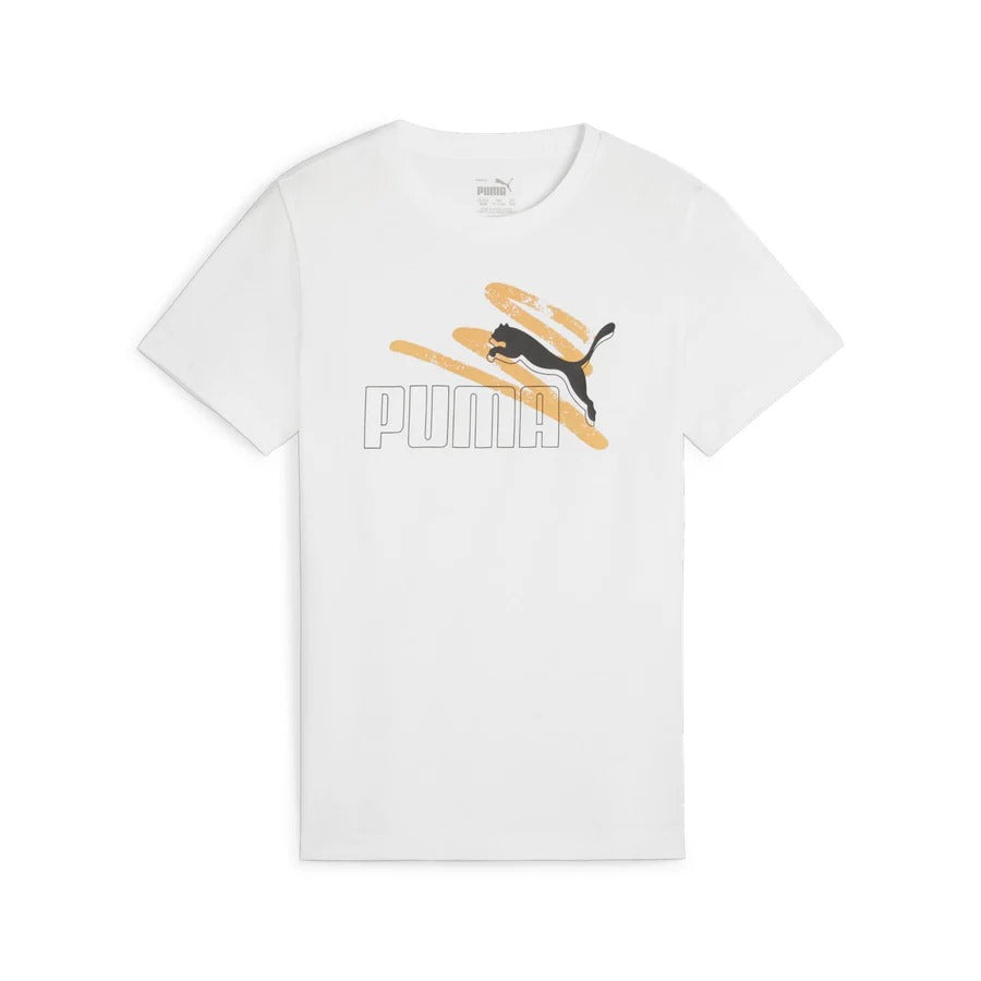 PUMA ESS+ LOGO LAB SUMMER TEE B WHITE 679231-02