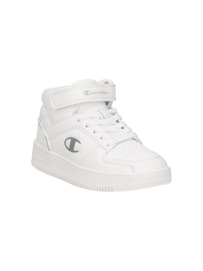 CHAMPION RD18 2.0 MID G GS MID CUT SHOE WHT/SILVER S32680-WW021
