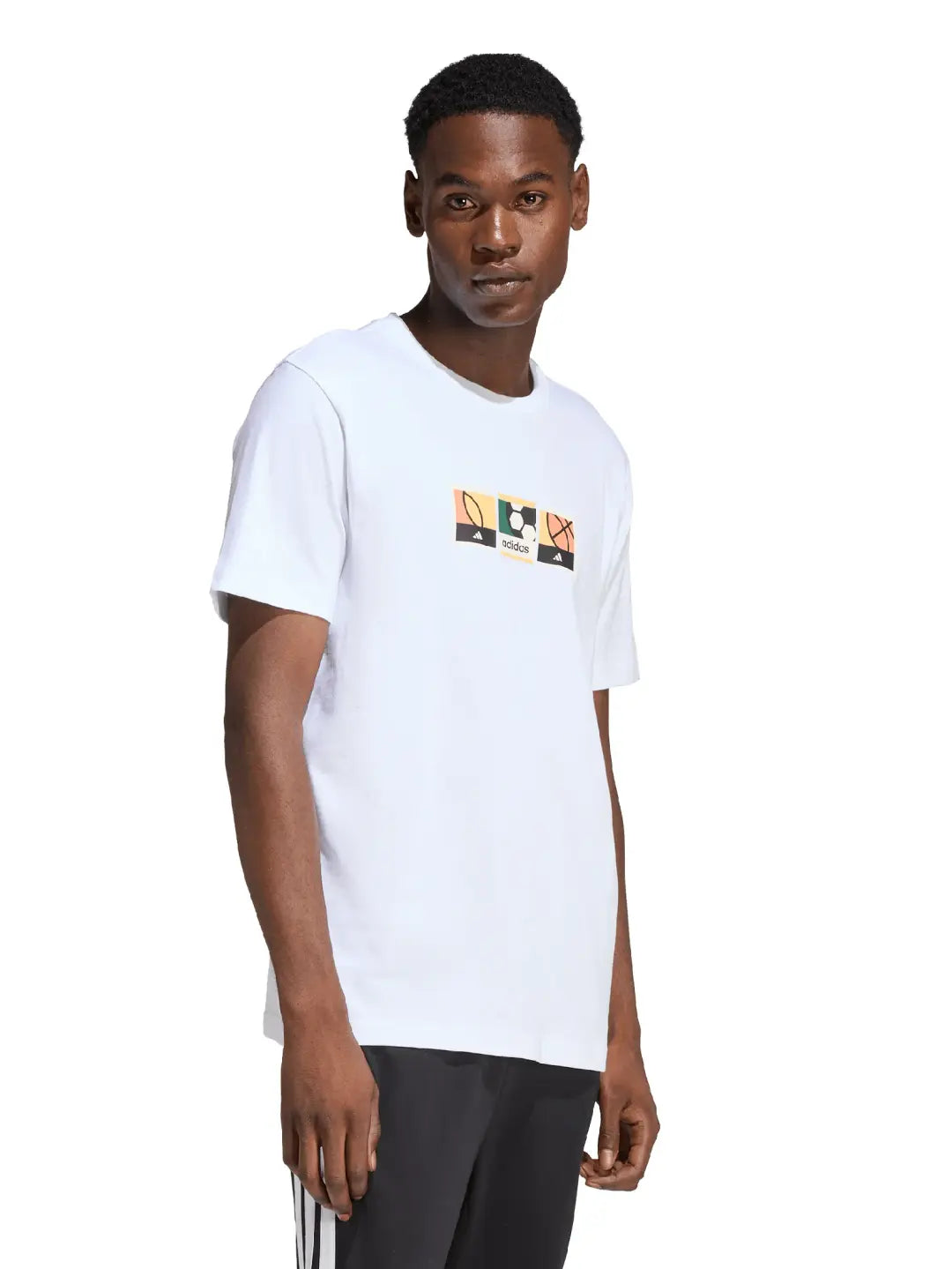 ADIDAS ADI M MOS STAMPS T WHITE KB2509