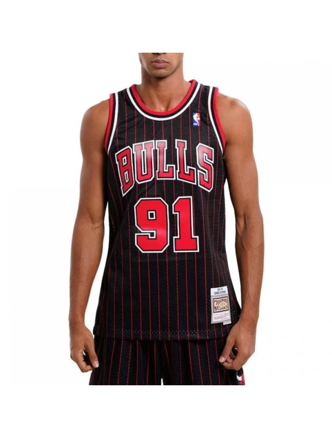 Mitchell & Ness NBA SWINGMAN ALTERNATE JERSEY BULLS 1995 DENNIS RODMAN SMJYGS18150-CBUBLCK95DRD