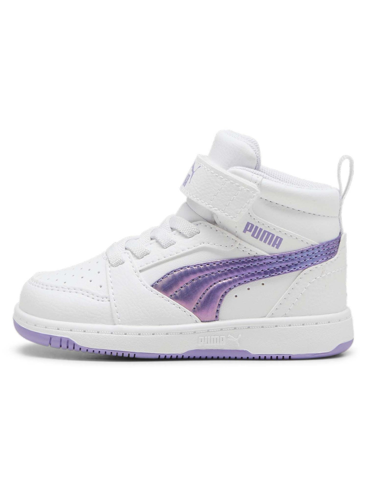 PUMA REBOUND V6 MID BOUNCY SKY AC+ INF PUMA BLACK-LAVENDER ALERT-MAUVED OUT 398727-01