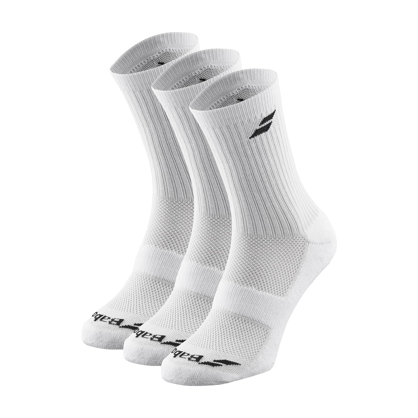 Babolat 3 Pairs Pack Calze Tennis Bianche