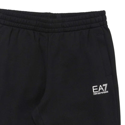 EA7 Pantaloni Bambino Jogger Fleece Nero - 7B000163-UC001 – foto 3