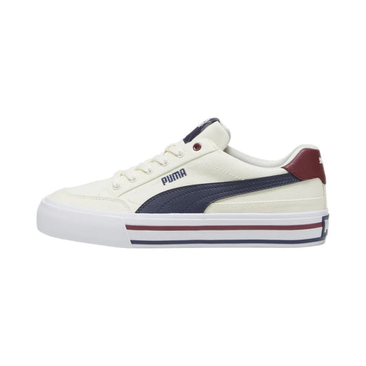 PUMA COURT CLASSIC VULC FS WARM WHITE-NAVY-SUGARED ALMOND 396353-01