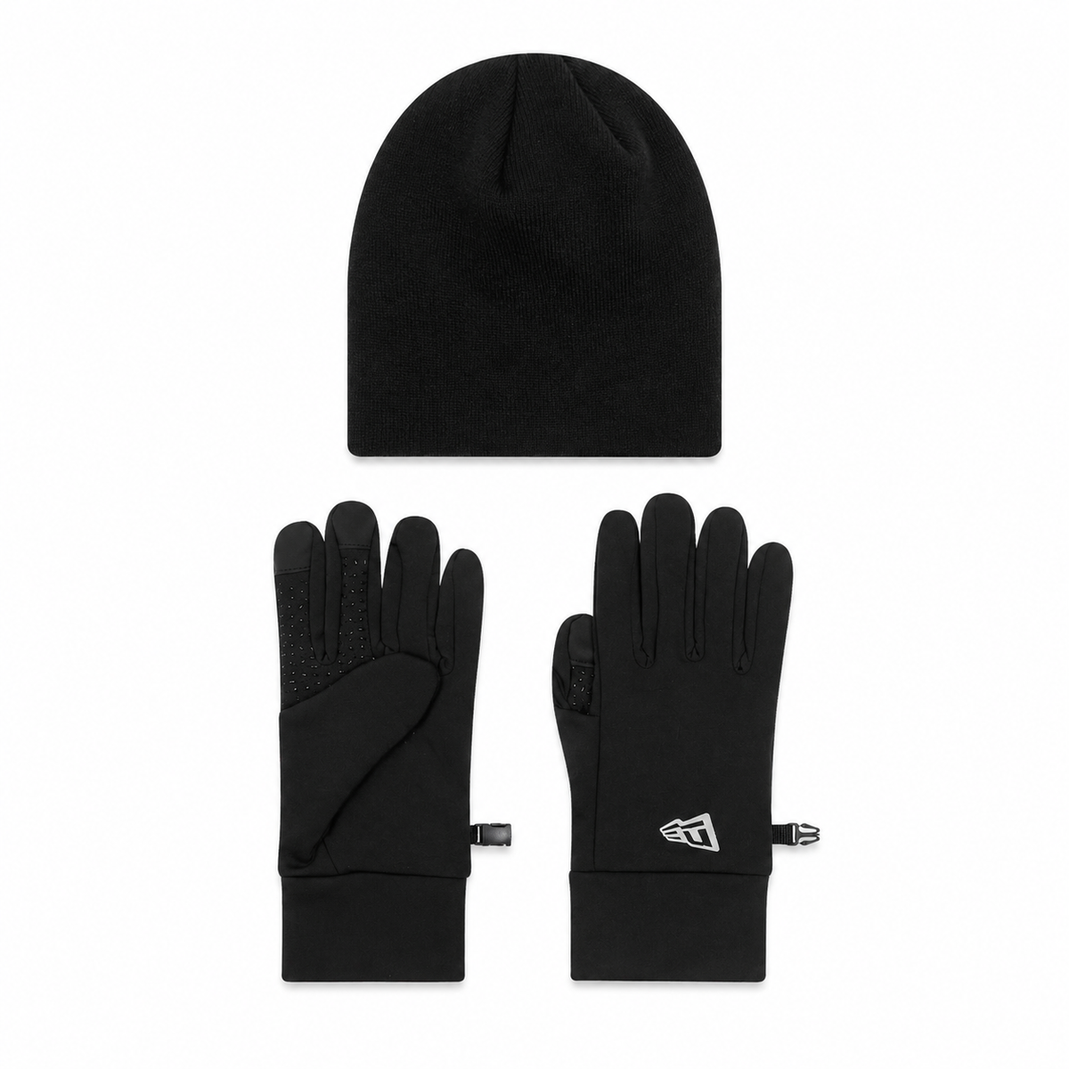 New Era Set Berretto e Guanti Nero 60758516