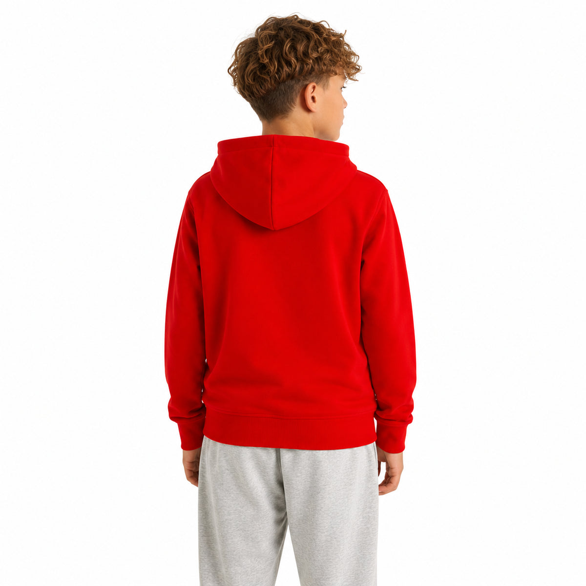 Jordan Brooklyn Full Zip Hoodie – Felpa Bambino Rossa – foto 6