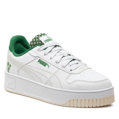 PUMA CARINA STREET BLOSSOM WHITE-SUGARED ALMOND-ARCHIVE GREEN 395094-01