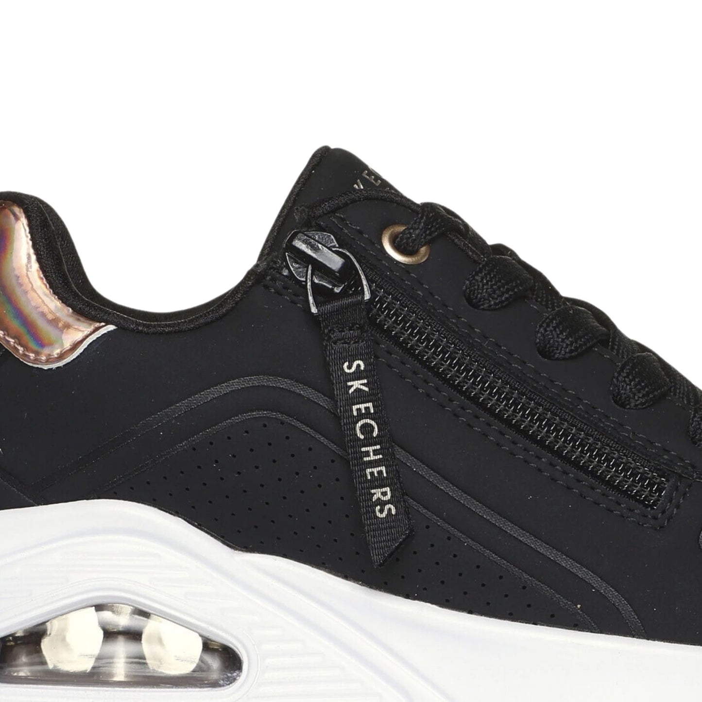Skechers Uno Gen1 Zip and S Sneakers Bambina Nere