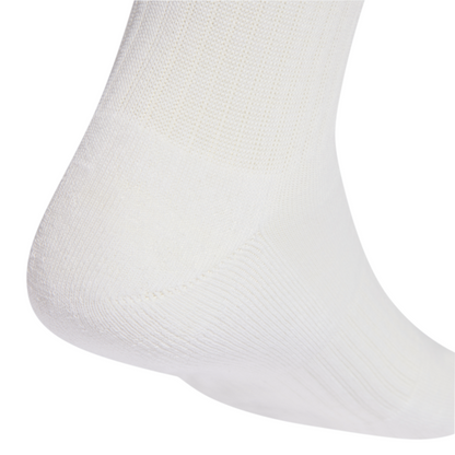 Adidas Stripes Cushioned Crew Socks JZ0532 | Calzini Unisex Confezione da 3 | Bianco