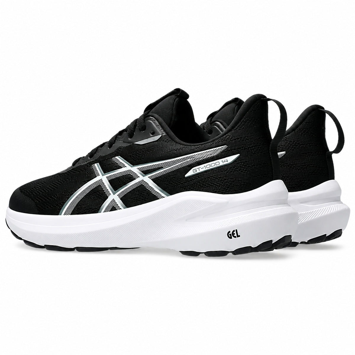 Asics Scarpe da Running Bambino Asics GT-1000 14 GS (1014A382-002) – Black/Steel Grey 1014A382-002 – foto 2