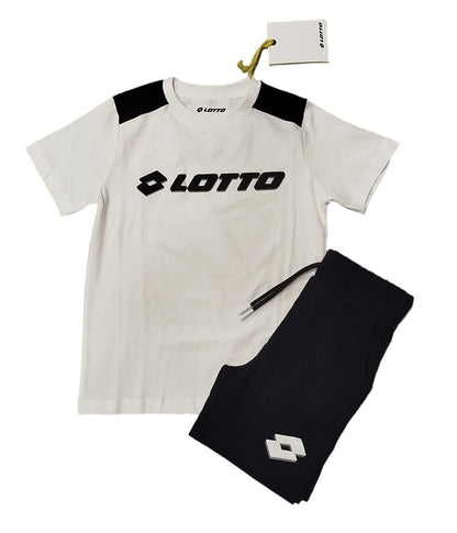 LOTTO COMPLETO 2 PEZZI BIANCO/NERO LT0139-003